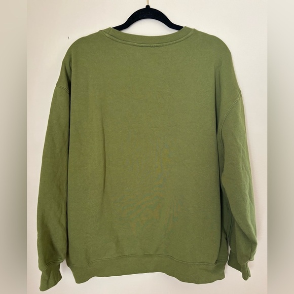 Disney Winnie The Pooh Forest Green Crewneck Sweatshirt - Picture 6 of 9